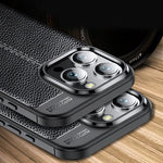 Shockproof Luxury PU Leather & TPU Case for iPhone 16 Series