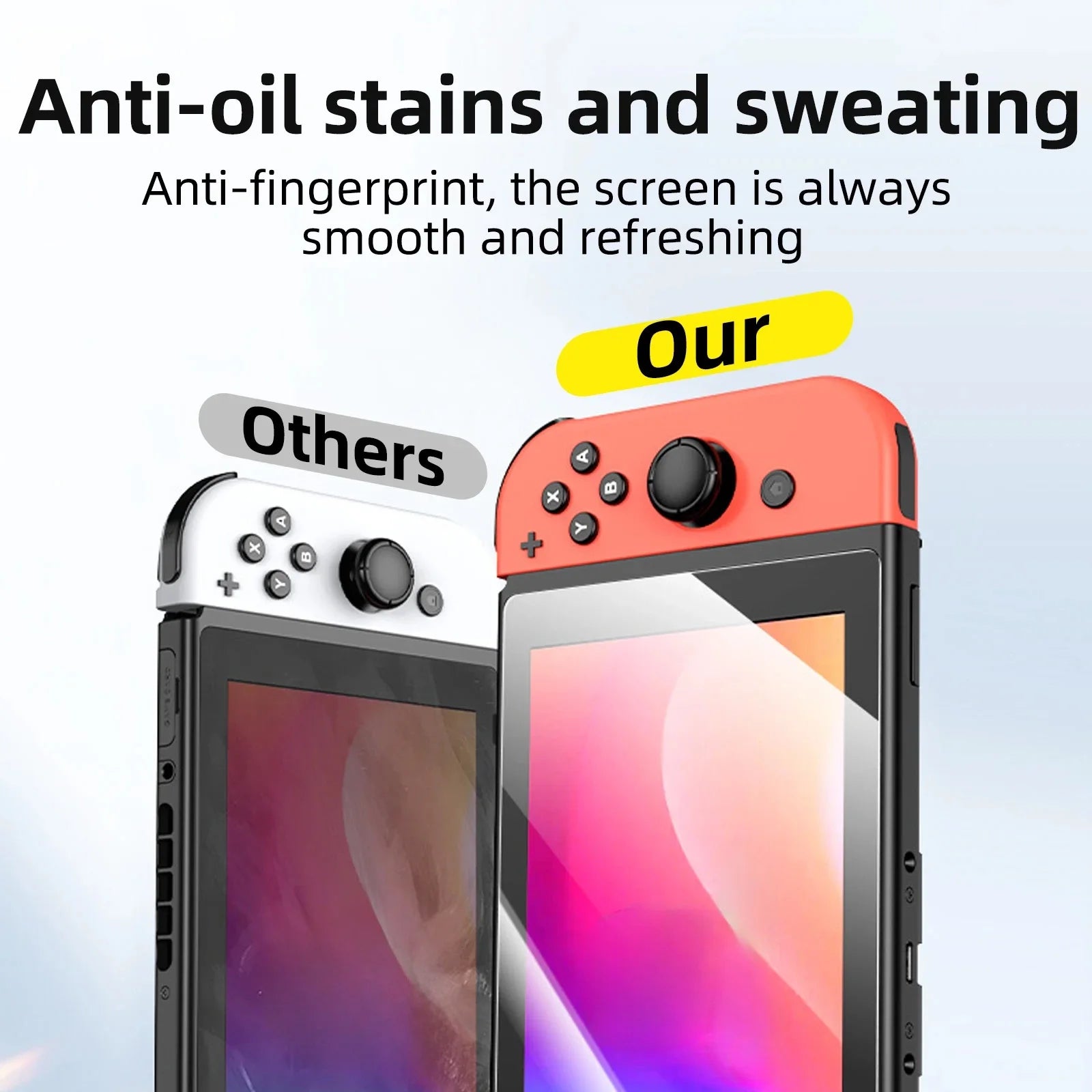 9H Tempered Glass Screen Protector with Easy Install Kit for Nintendo Switch 2