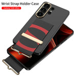 Samsung Galaxy S26 Ultra PC Hard Case with Buckle Wristband