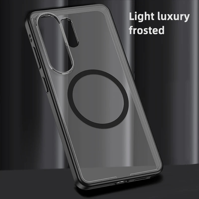 Semitransparent Hard PC Shockproof Case for Samsung Galaxy S26 Series