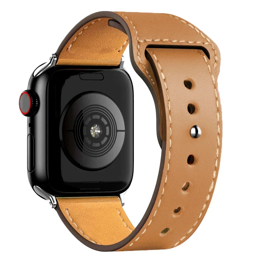 Luxury Genuine Leather Strap for Apple Watch