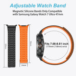 Soft Magnetic Silicone Strap for Samsung Galaxy Watch Ultra and Samsung Galaxy Watch Ultra (2025)