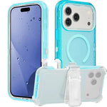Heavy Duty Clear Protective MagSafe Case with Belt Clip for iPhone 17 Series