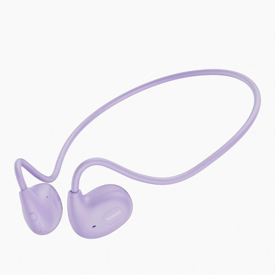 Toocki Gas Conduction Bluetooth 5.3 Lightweight Ear-Hook Wireless Headphones