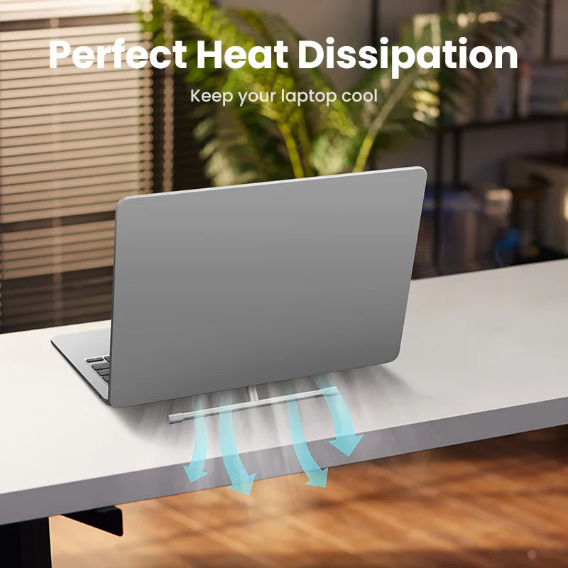 Foldable Aluminum Vertical Laptop Stand