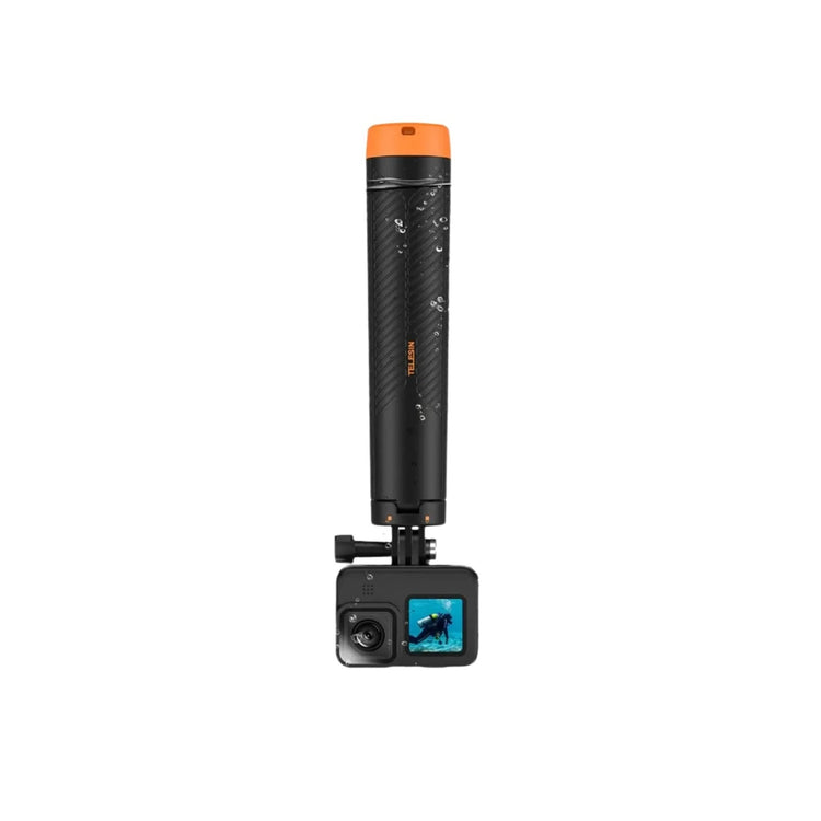 TELESIN Underwater Buoyancy Selfie Stick & Extendable Tripod for Action Cameras