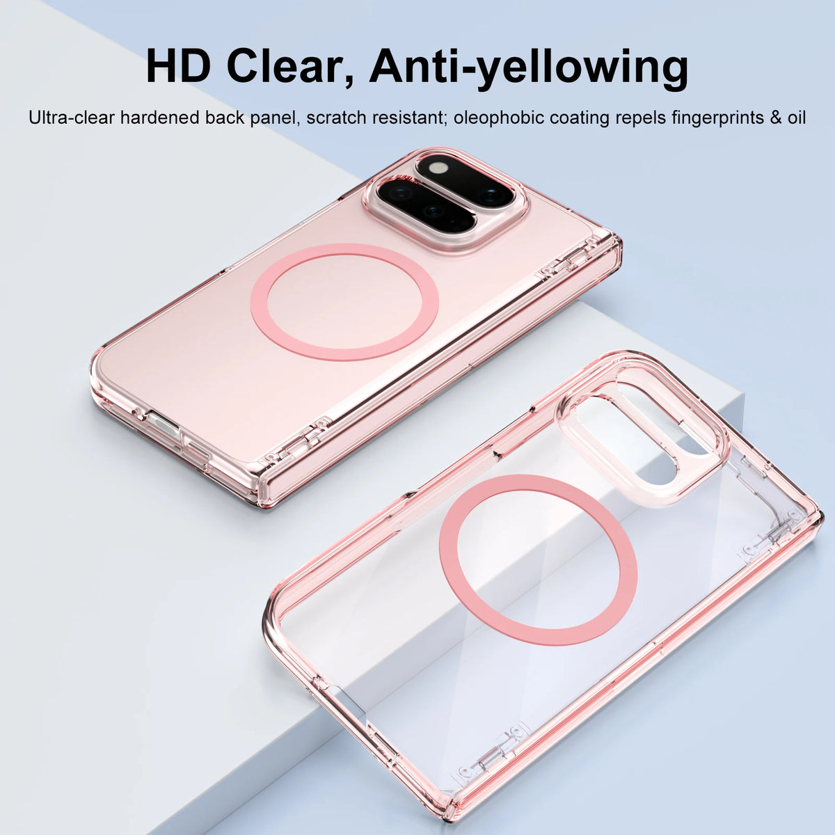 Transparent Magnetic Case for Google Pixel 11 Pro Fold