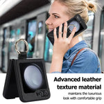 Luxury PU Leather Phone Case for Samsung Galaxy Z Flip 5