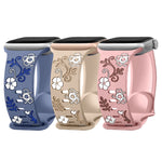 Soft Engraved Silicone Strap for Apple Watch