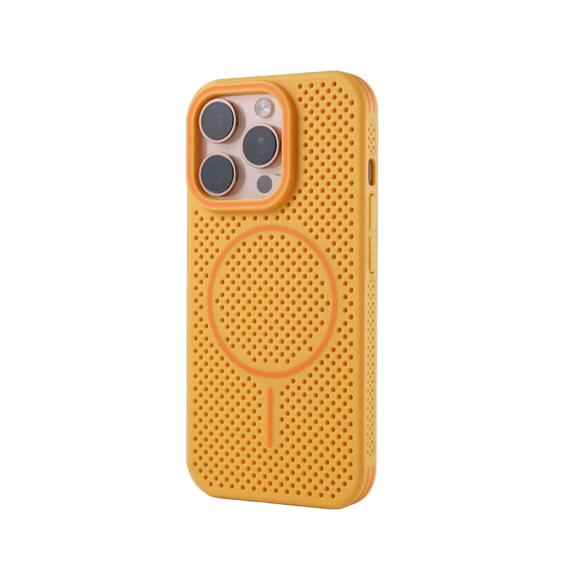 Ultra-Thin Honeycomb Mesh Cooling MagSafe Case for iPhone 16 Series
