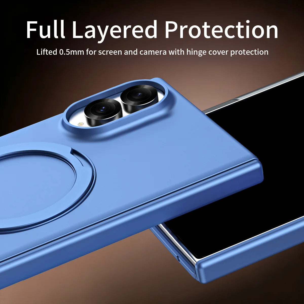 Premium Shockproof Magnetic Case with 360° Rotating Kickstand for Samsung Galaxy Z Fold 8