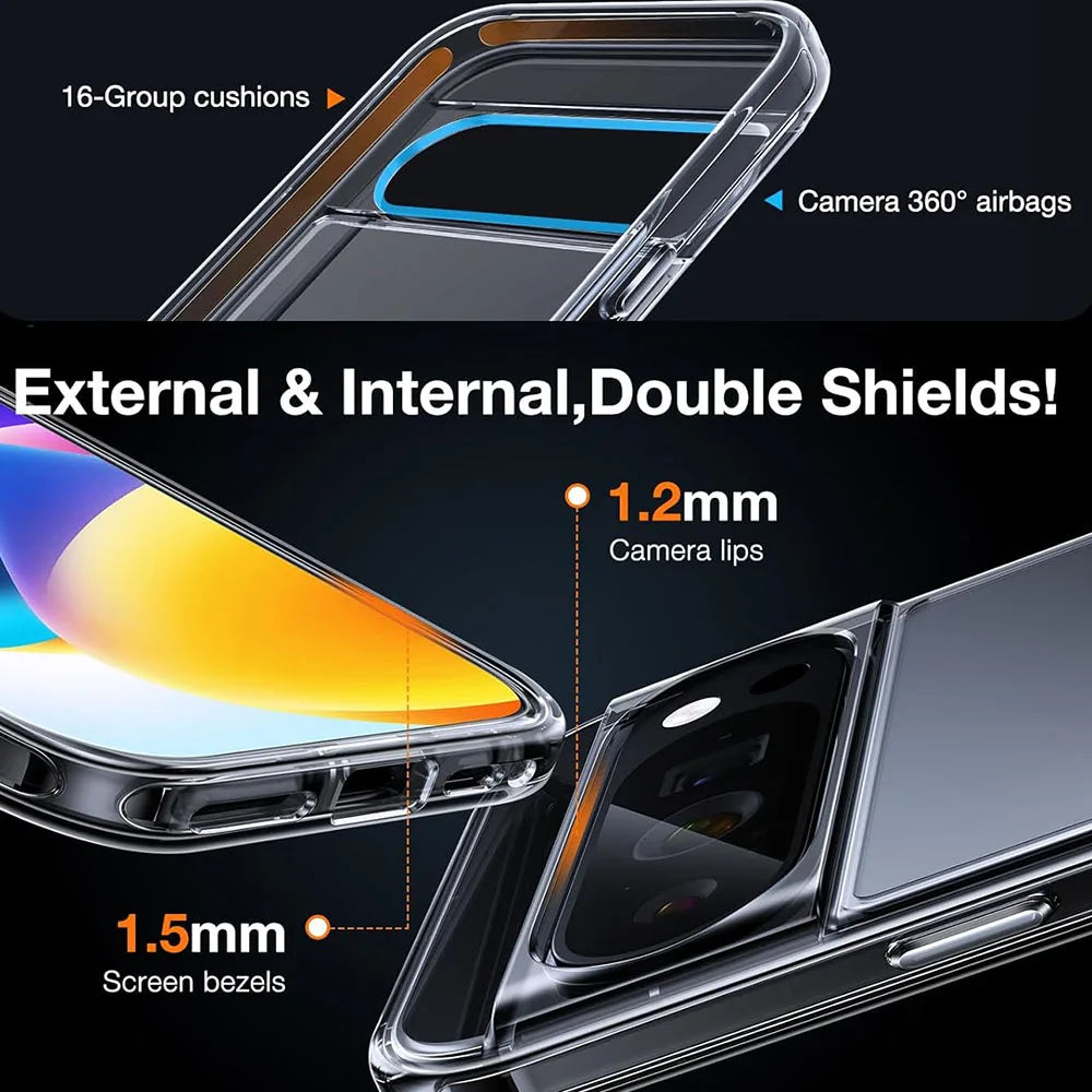 Crystal Clear Drop-Tested Case for Google Pixel 9 Series