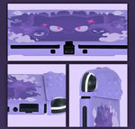 Purple Devil Ghost Case for Switch & OLED