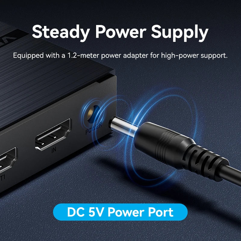 Vention 4K HDMI 1 Input 8 Output Splitter