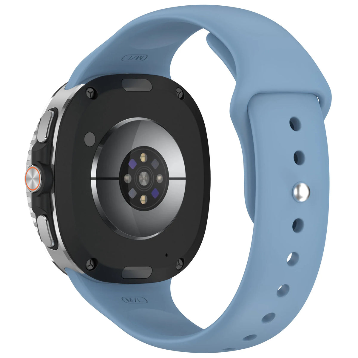 Silicone No-Gaps Sports Watch Strap for Samsung Galaxy Watch 8 & Galaxy Watch 8 Classic