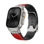 Liquid Silicone Sport Band with Ribbed Texture for Apple Watch