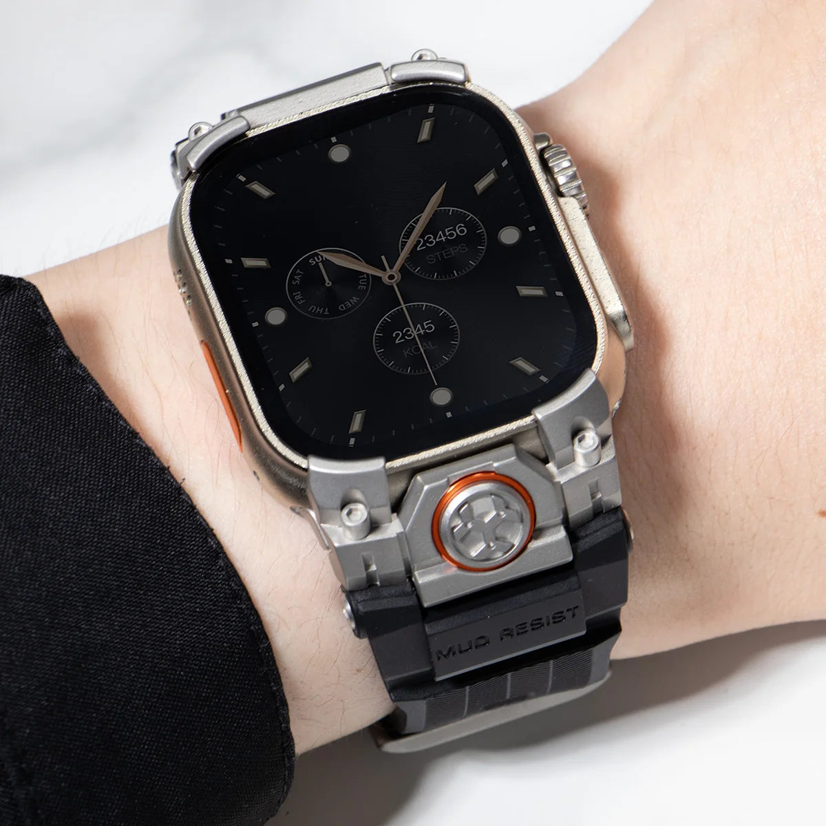 Rugged Armor Silicone Strap Replacement for Apple Watch Ultra 2