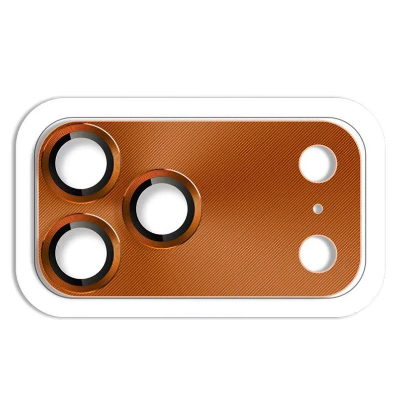 iPhone 17 Series Camera Lens Metal Cover with Protective Glass