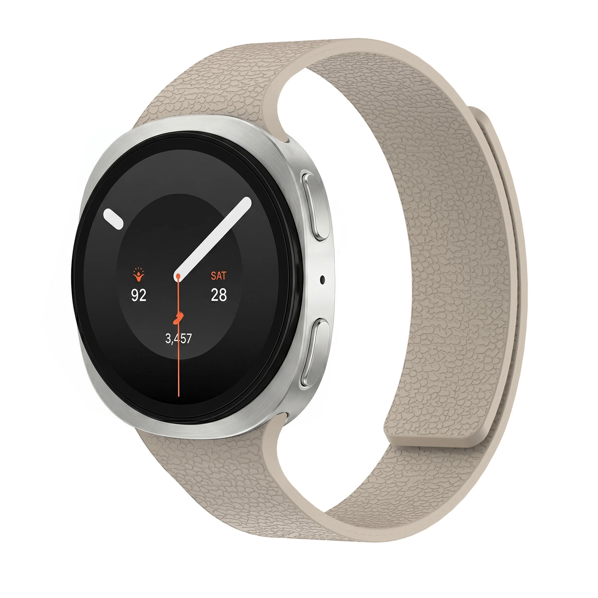 Textured Sport Silicone Watch Band with Magnetic Clasp for Samsung Galaxy Watch 9