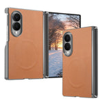 Luxury Magnetic Skin-Feel Leather Case for Samsung Galaxy Z Fold 8
