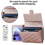 Crossbody Leather Wallet Case with Card Holder for Samsung Galaxy Z Flip 8