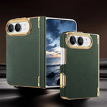 Shockproof Hinge-Reinforced Foldable Case with Lens Protection for iPhone Duo