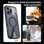 Heat Dissipation MagSafe Case with Foldable Stand for iPhone 17 Series