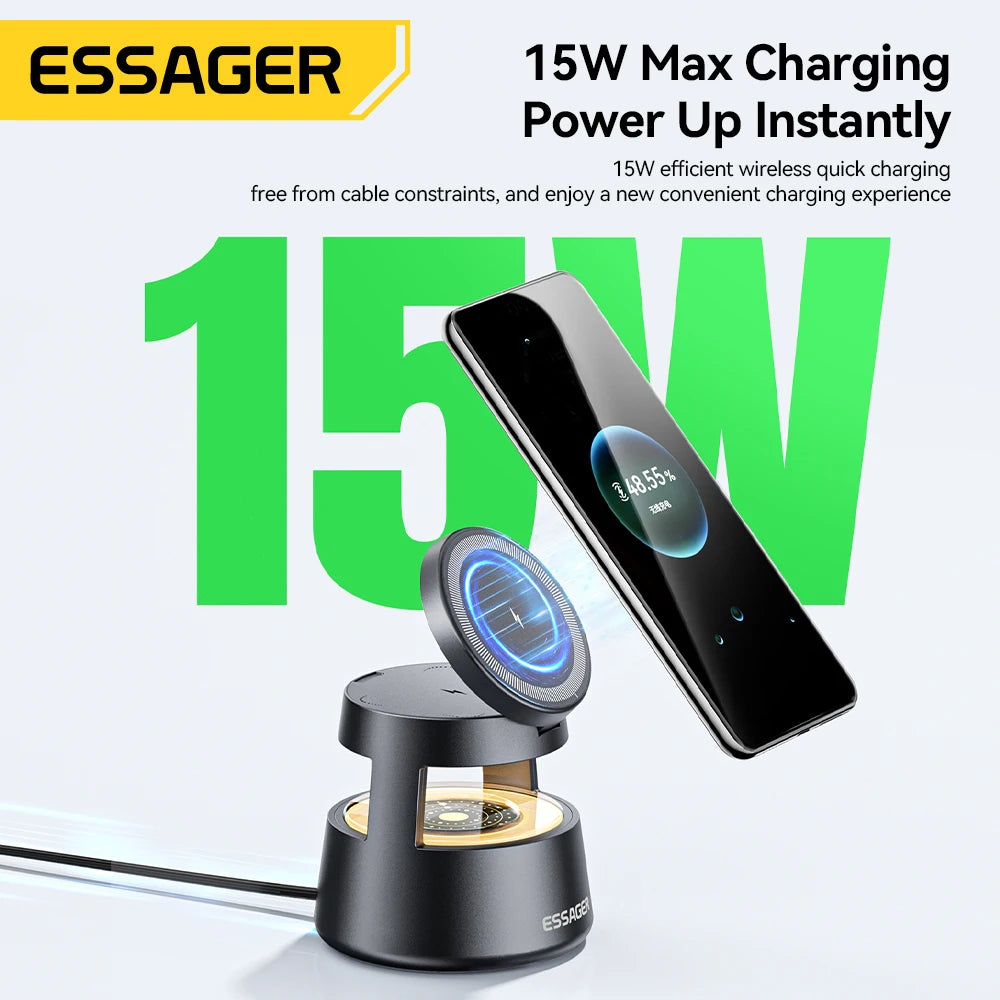 Essager Multi-Device 4-in-1 Wireless Charging Stand