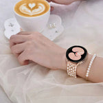 Luxury Stone-Embellished Metal Band for Samsung Galaxy Watch 6 & Galaxy Watch 6 Classic