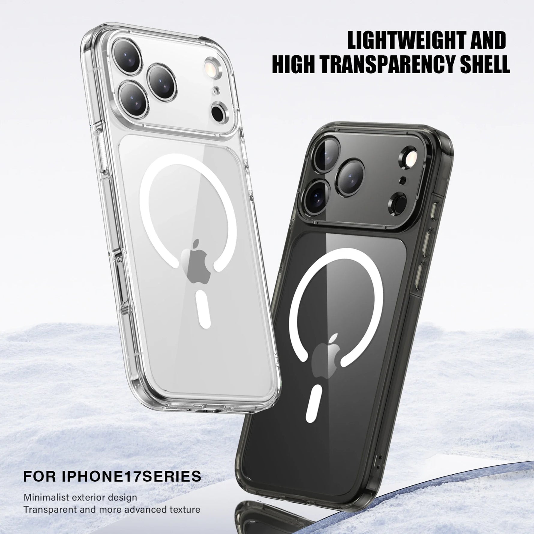 Crystal Clear MagSafe Case for iPhone 17 Series