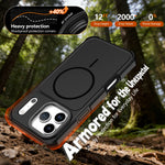 Shockproof Matte MagSafe Armor Case for iPhone 17 Series
