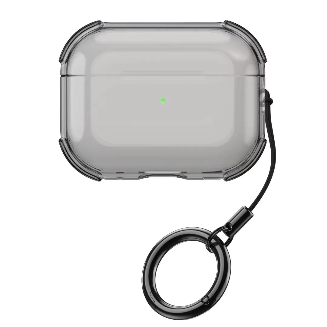 Soft TPU AirPods Pro 3 Case with Keychain Lanyard