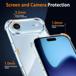 Ultra-Thin Transparent TPU Shockproof Case for iPhone Air