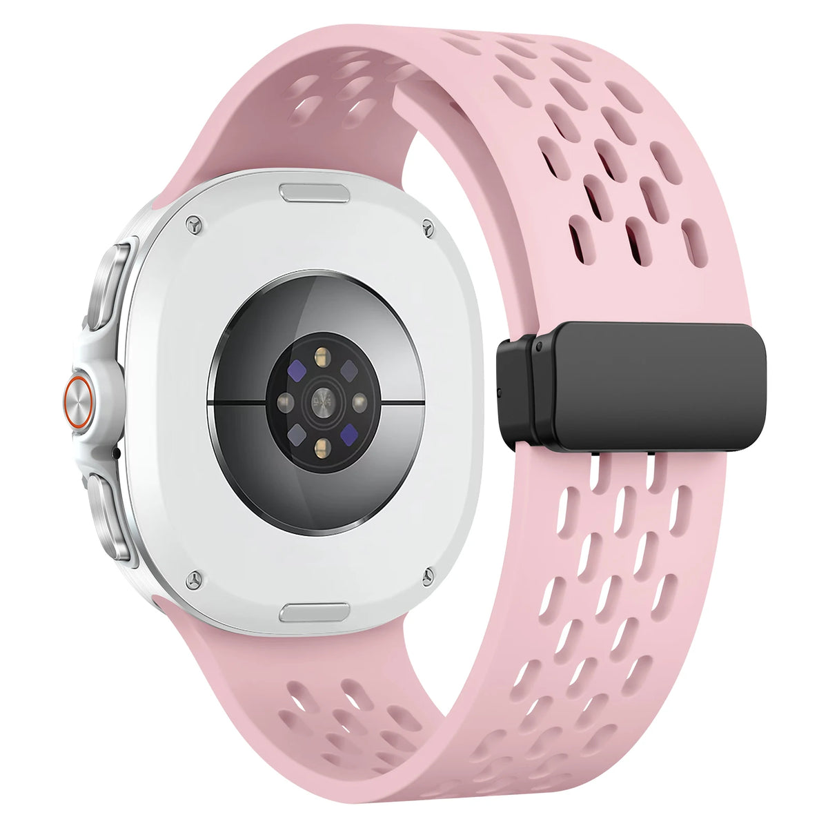 Perforated Silicone Sport Band with Magnetic Clasp for Samsung Galaxy Watch 9