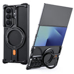Samsung Galaxy Z TriFold Metal Frameless Case with 360° Rotating Stand