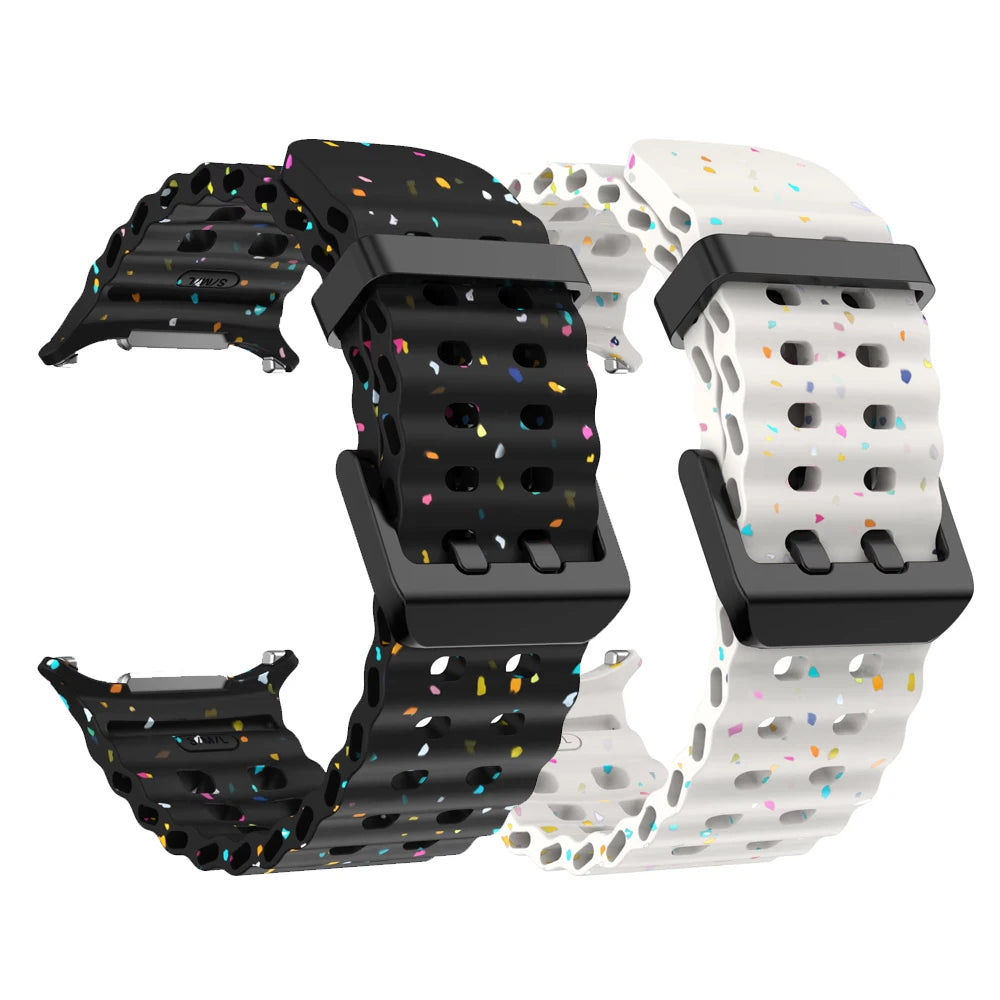 Quick-Release Water-Resistant Sport Watch Bands for Samsung Galaxy Watch Ultra