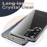 Crystal Clear Shockproof Soft TPU Silicone Case for Samsung Galaxy S25 Series