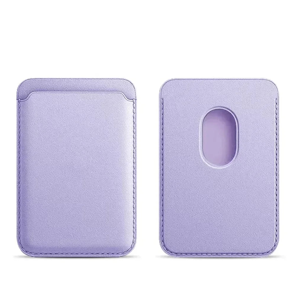 MagSafe-Compatible Luxury Leather Wallet with Card Holder