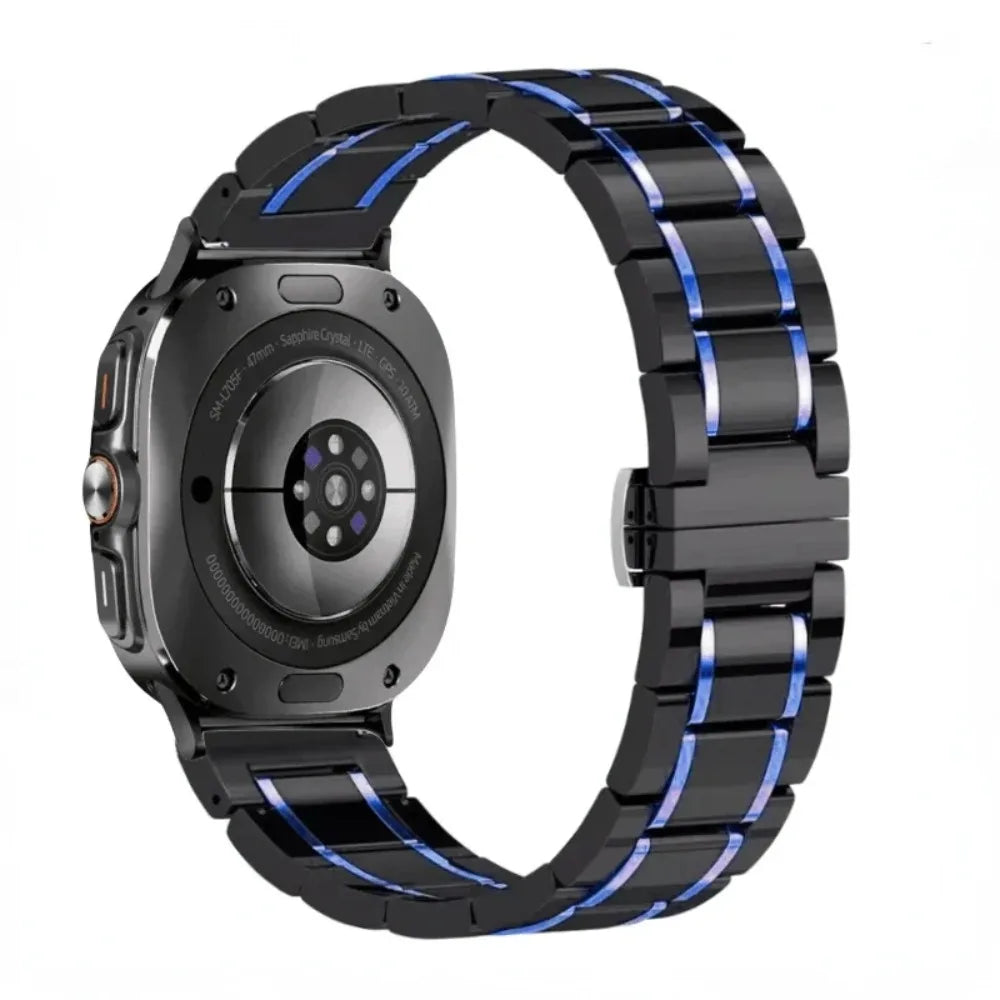 Premium Ceramic and Stainless Steel Strap for Samsung Galaxy Watch Ultra (2025)