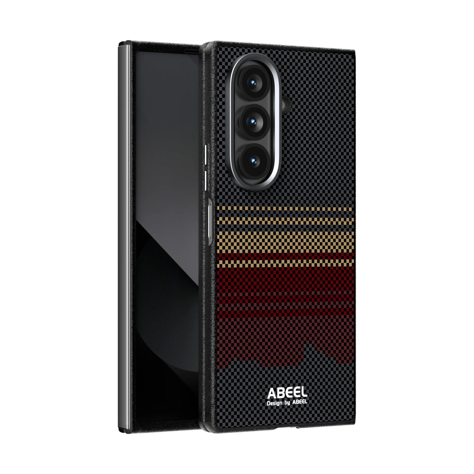 Shockproof Carbon Fiber Texture Magnetic Case for Samsung Galaxy Z Fold 7