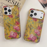 Sparkling Lotus Flower Shockproof Phone Case for iPhone 17 Series