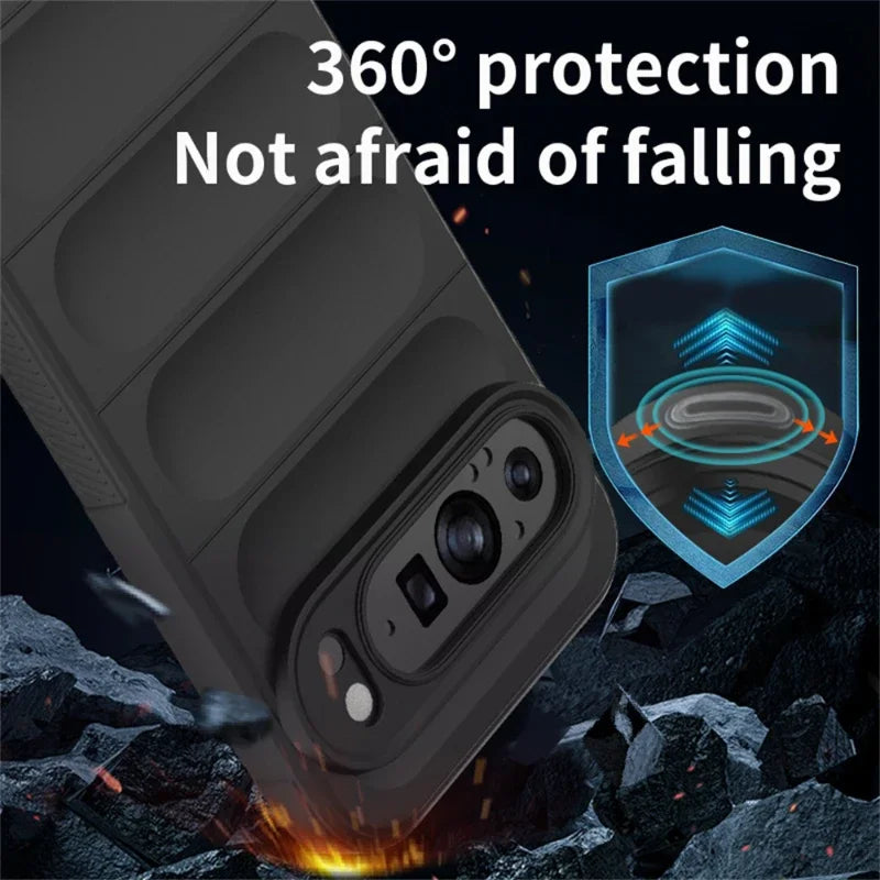 Color Liquid Silicone Matte Case for Google Pixel 9 Series