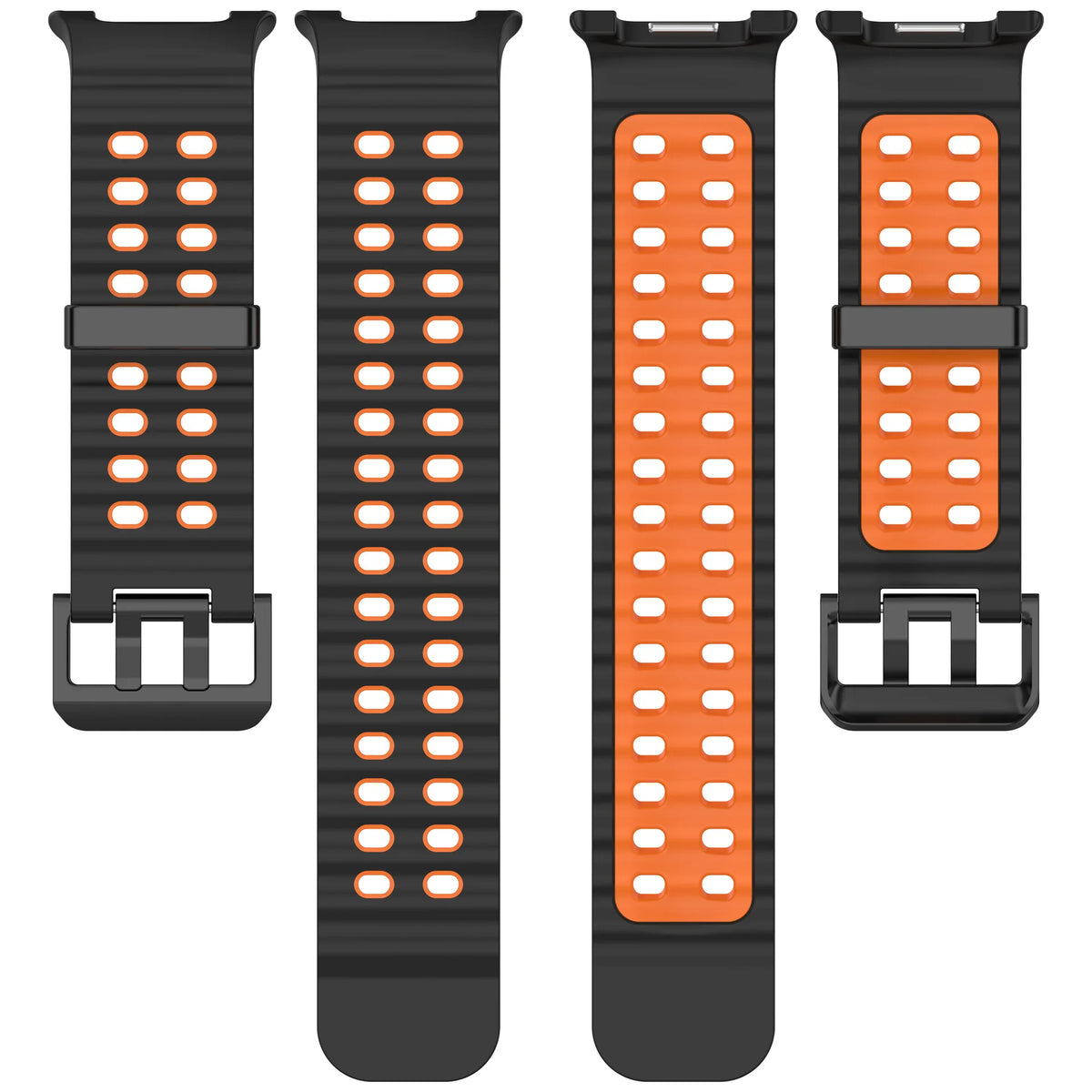Perforated Silicone Watch Band with One-Click Installation for Samsung Galaxy Watch 9