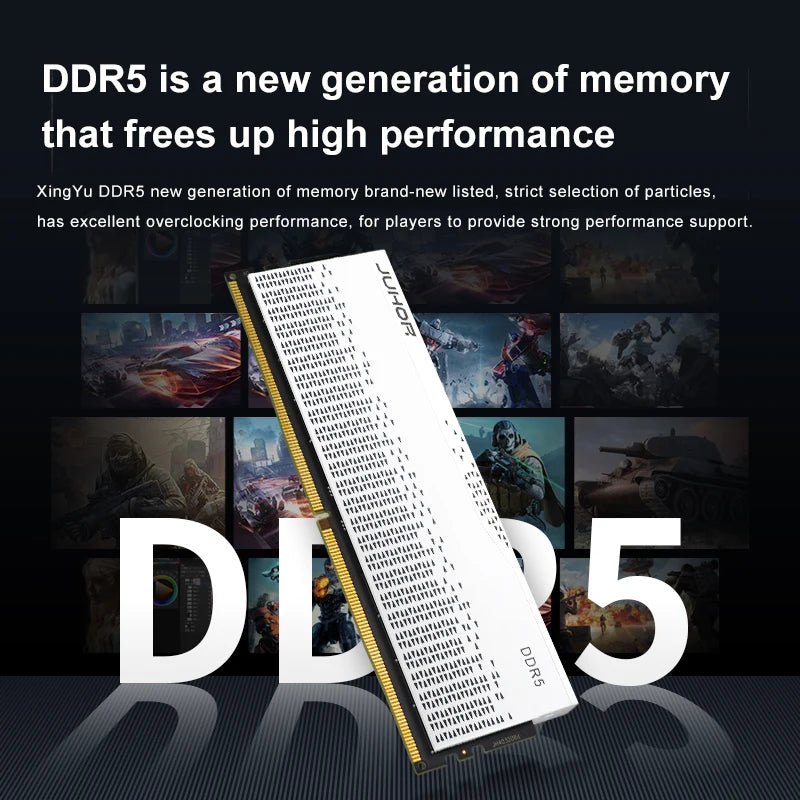 JUHOR 16GB DDR5 High Performance Desktop RAM
