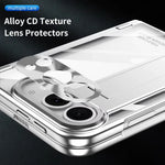 Clear Hinge Protection Case with Integrated Stylus Slot for iPhone Duo