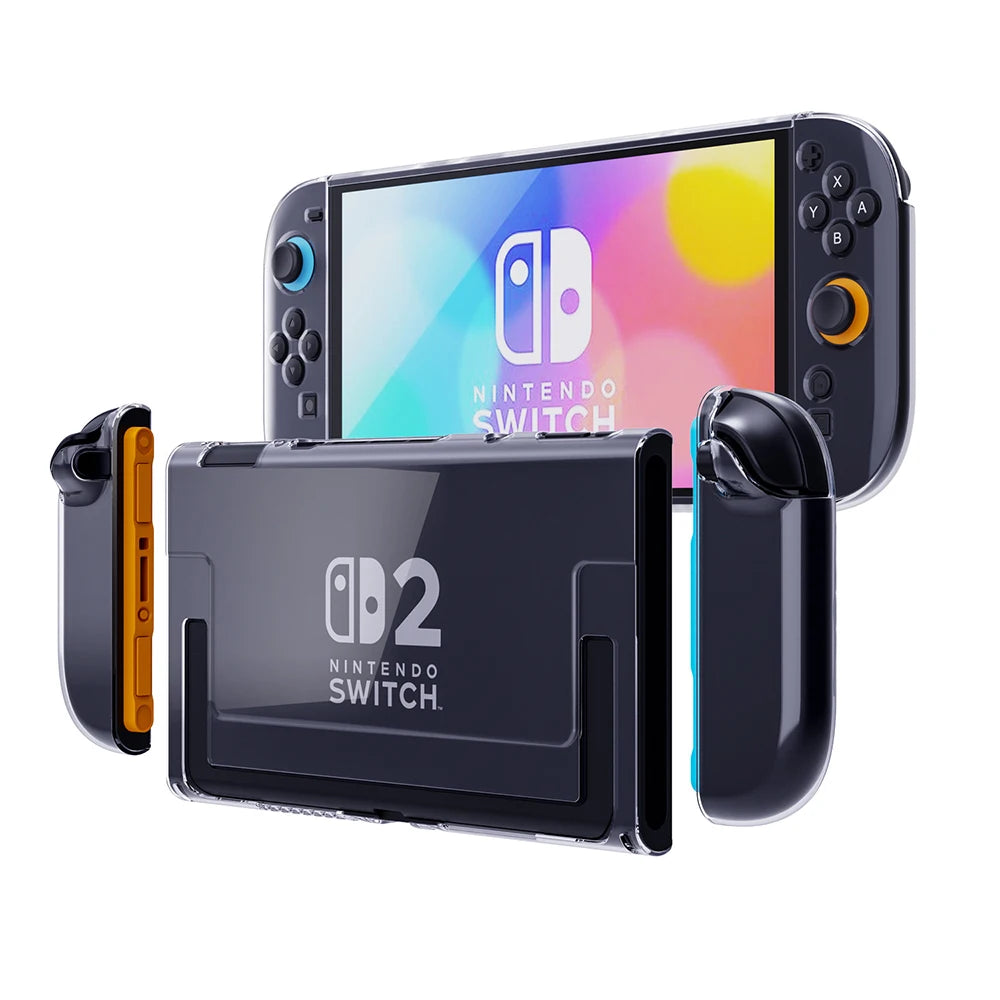 Detachable Crystal TPU Joy-Con Case for Nintendo Switch 2