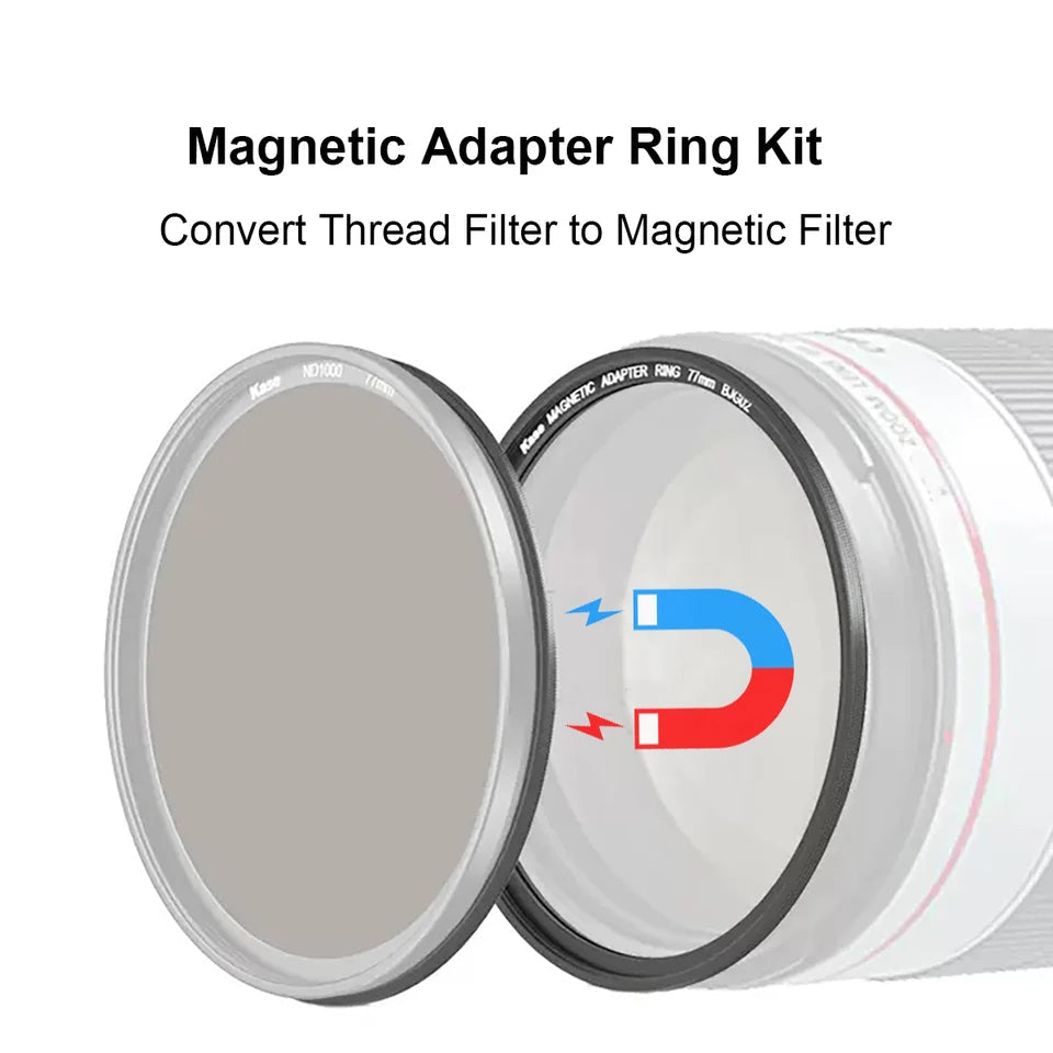 Kase Magnetic Filter Adapter Ring For Screw-In Filters