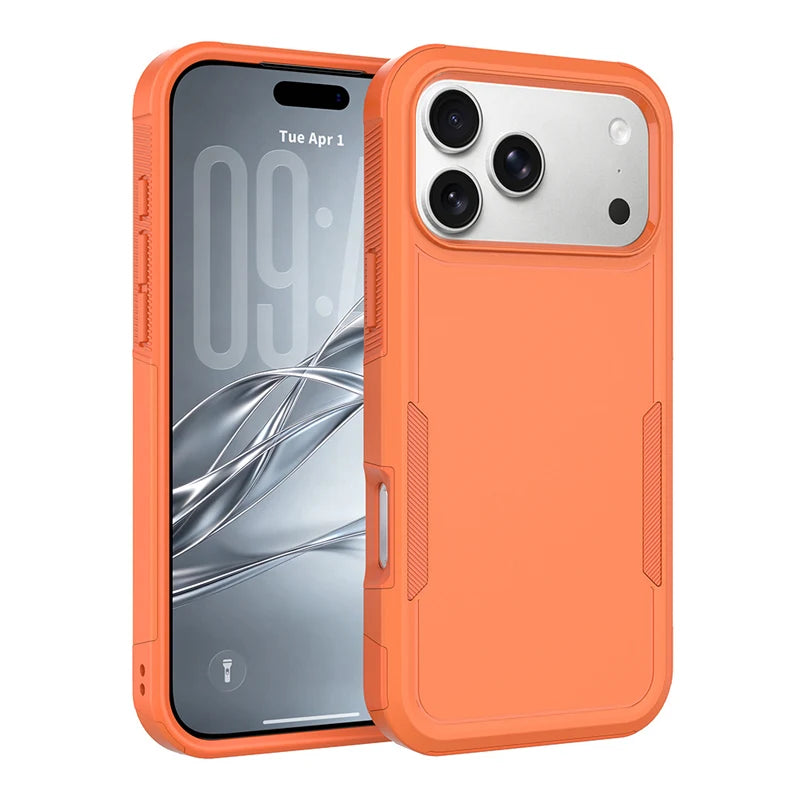 Textured Anti-Slip TPU Case with Camera Bezel Ring for iPhone 18 Series
