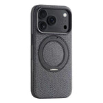 Canvas Weave MagSafe Case with 360° Rotating Ring Stand for iPhone 18 Series