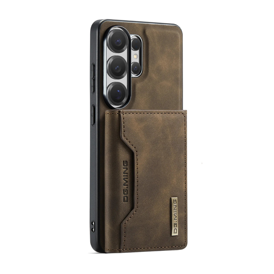 Detachable Magnetic Leather Wallet Case with Camera Ring Protection for Samsung Galaxy S26 Series